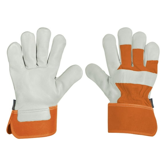 Guantes De Piel De Res Y Dorso De Loneta Truper GU-255