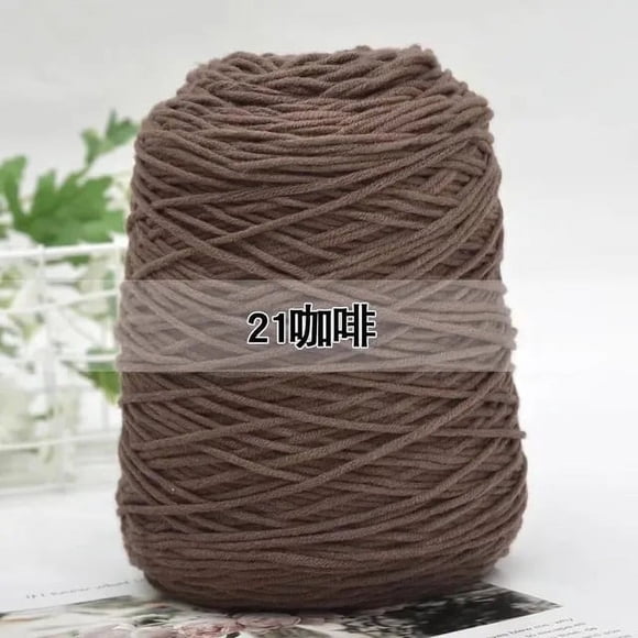 Milk Cotton Yarn 8 Strands Tufting Art Embroidery Rug Crochet Hook Thread Knitting Material DIY Poke Embroidery Tufting TJ7786