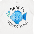 thumbnail image 4 of Inktastic Daddy's Fishing Buddy with Cute Blue Fish Boys or Girls Toddler T-Shirt, 4 of 5