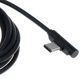 thumbnail image 3 of Cable de datos rápido de 1 m USB 3.0 tipo C, adaptador de cargador USB C de 90 grados Negro 2m, 3 of 8