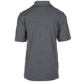 thumbnail image 3 of Men's Heathered Charcoal Texas Longhorns Enigma Polo, 3 of 3