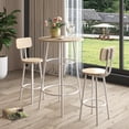 thumbnail image 2 of Bar table, equipped with 2 bar stools, with backrest and partition 68876, 2 of 9