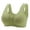 Green, variant on Seamless Bras for Women Plus Size Lace Front Button Shaping Adjustable Strap Bra Womens Seamless Jelly Bras