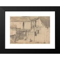 thumbnail image 2 of After Isack van Ostade 18x13 Black Modern Framed Museum Art Print Titled - Interior of a Courtyard, 2 of 5