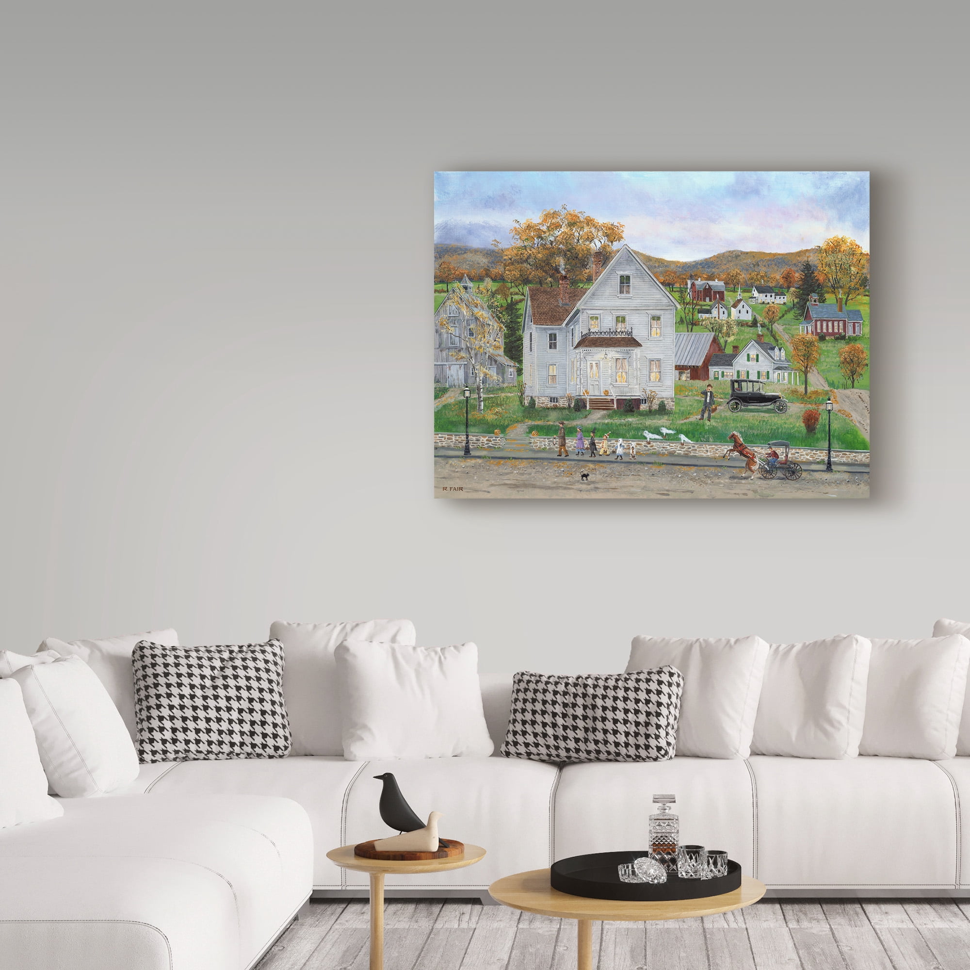 Trademark Fine Art 'Ghostly Arrival' Canvas Art by Bob Fair