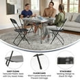 thumbnail image 2 of 10 Pk. HERCULES Series 650 lb. Capacity Premium Black Plastic Folding Chair, 2 of 8