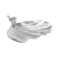 thumbnail image 5 of Flared Resin Leaf Decorative Plate, Silver, 5 of 9