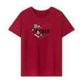 thumbnail image 1 of Camiseta para mujer Verano Tops Camiseta básica Cuello redondo Camisa para uso diario desplazamientos S, 1 of 7