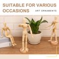 thumbnail image 4 of Modelo de figura artística Geytetqi, set de 8 maniquíes de madera de 20 cm, 4 of 7