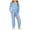 Blue, variant on Erwazi Kids Girls Outfits Clothes Cute Long Sleeve T-Shirt and Pants Set Fall Girls Clothing Sets 4-13Years