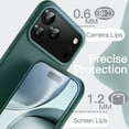 thumbnail image 4 of JETech Liquid Silicone Case for iPhone 17 Pro Max 6.9-Inch, Silky Soft Touch Full-Body Protection, Anti-Scratch Shockproof Phone Cover with Microfiber Lining (Midnight Green), 4 of 6