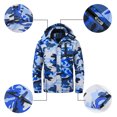 thumbnail image 4 of Tyhengta Men's Waterproof Ski Jacket Warm Winter Snow Coat Mountain Windbreaker Hooded Raincoat Camo4 Gray/Blue XXXL, 4 of 8
