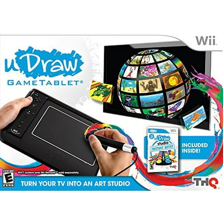 uDraw Gametablet w/ uDraw Studio: Instant Artist (Black) (Wii)