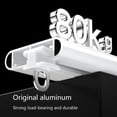 thumbnail image 4 of Heavy Duty Aluminum Curtain Tracks for Ceiling or Wall Mount, Ceiling Curtain Rail, Wall Partition Curtain for Windows, Living Room, Bedroom, 4 of 8