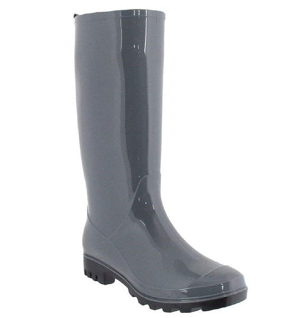 gray rain boots women's shoes