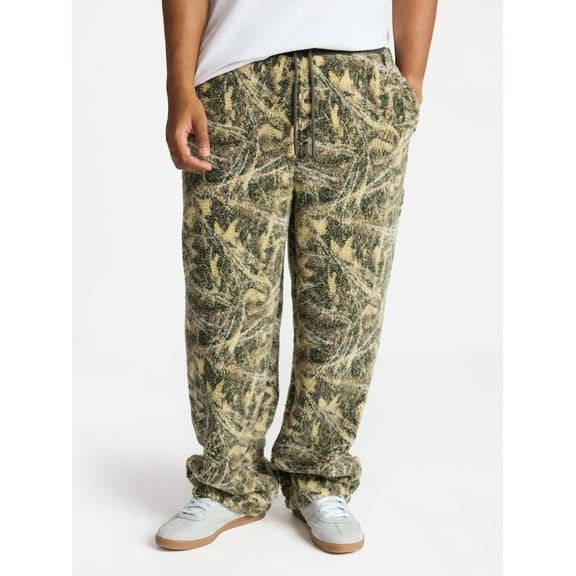 No Boundaries High Pile Fleece Pants, Men's XS-5XL