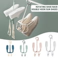 thumbnail image 1 of Viflosae up to 60% off Gifts Rotating Shoe Rack Double Hook Shoe Drying Rack Household Shoe Drying Rack Savings on flyer items, 1 of 2