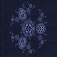 thumbnail image 1 of Ahgly Company Machine Washable Indoor Square Transitional Night Black Area Rugs, 8' Square, 1 of 7