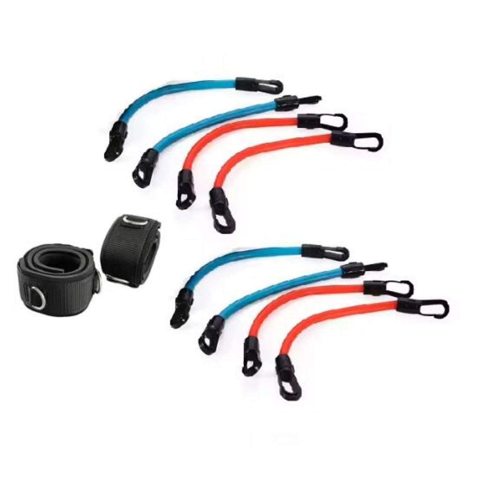 Baoblaze Exercise Resistance Bands Ankle Straps Home Gym Use Workout Resistance Bands for