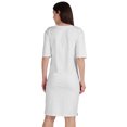 thumbnail image 5 of Inkmeso Womens Elbow Sleeve Regular Fit Tshirt Dress With Front Pockets, 5 of 8