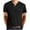 Black, variant on hoksml Men's Henley T-Shirts Casual Block Color Pocket Short Sleeve Round Neck Collar Blouse Summer Loose Lightweight Breathable Top Tee Shirts