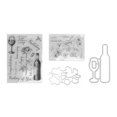 thumbnail image 2 of Sellos De Goma Transparentes, Materiales Seguros, Sellos Transparentes Pegados Repetidamente, Forma De Relieve única Para Tarjetas, Manualidades En Papel, Decoración De álbumes, 2 of 7