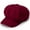 Burgundy, variant on Cabbie Peaked Beret Cap Warm Baker Boy Visor Hat Flat Cap Newsboy Cap Men Women