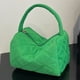 thumbnail image 3 of Bolsa Rhombic Lattice de mujer Moda Monedero Acolchado Suave para el trabajo (Verde) Likrtyny  Para Estrenar, 3 of 9