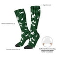 thumbnail image 4 of Honeii Christmas tree green plaid Print Long Socks,Novelty Design Socks Gift for Men and Women,Crew Socks,Calf Socks, 4 of 6
