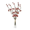 thumbnail image 2 of Melrose Berry Twig Artificial Christmas Bundles - 14" - Red and Green - Set of 6, 2 of 2