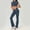Blue(Short Sleeves+Pants), variant on PISONIC 2 Piece Tennis Dress for Women Tennis Skirt Short Sleeves Crop Top Golf Workout Outfits