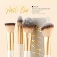 thumbnail image 2 of Makeup Brushes Duo End Foundation Contour Powder and Buffer Brush Bronzer Double Makeup Brush Set 2Pcs black, 2 of 26