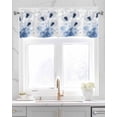 thumbnail image 2 of Watercolor Dandelion Kitchen Valances for Windows Farmhouse Linen Window Valance Curtain for Living Room Window Treatment Minimalism Pastoral Rustic Flowers Valance Rod Pocket Topper, 60 x 18 Inch, 2 of 6
