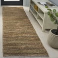 thumbnail image 2 of SAFAVIEH Natural Fiber Couture Hattie Striped Runner Rug, Green/Natural, 2'3" x 8', 2 of 10