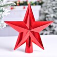 thumbnail image 5 of Christmas Tree Topper, CXALSSY Christmas Tree Star, 7.9 Inch Red Tree Topper for Indoor Outdoor Decoration, Unique Luxury Christmas Tree Toppers 2024, 5 of 7