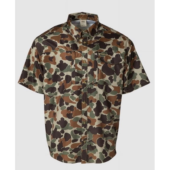Banded Men's Accelerator OTL Short Sleeve Shirt Old School Camo Large