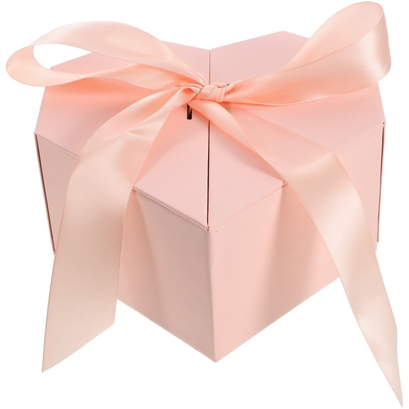 Heart Shaped Gift Boxes for Presents Wrapping Gifts Favor Pink