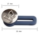 thumbnail image 2 of Cuadros Decorativos Sujetador de botón de jeans de extensión desmontable ajustable de botón de silicona de metal, 2 of 2