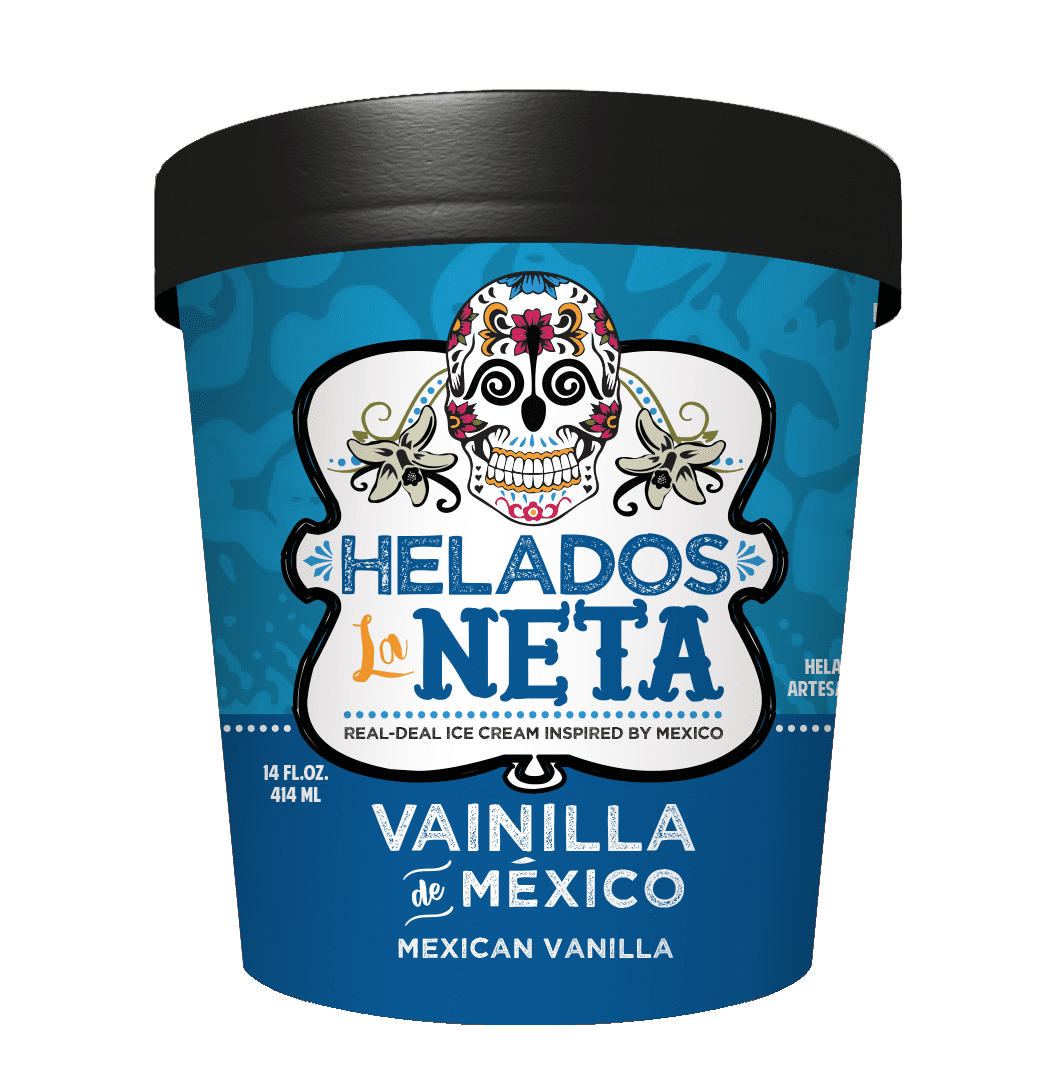 Helados La Neta Vanilla De Mexico Mexican Vanilla Ice Cream 14 Fl Oz Walmart Com Walmart Com