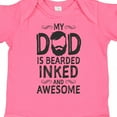 thumbnail image 4 of Inktastic My Dad is Bearded Inked and Awesome Boys or Girls Baby Bodysuit, 4 of 5