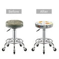 thumbnail image 5 of Hirioo Construction Equipments Worker for Round Bar Stool Seat Covers Washable Stool Cushion Slipcover Elastic Bar Chair Covers for 12-14 Inch Chair-12 inch, 5 of 7