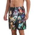 thumbnail image 2 of Splatoon Men's Swim Trunks Quick Dry Beach Board Shorts with Pockets Mesh Lining Bathing Suits, 2 of 7