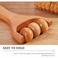 thumbnail image 2 of 2PCS Wooden Massage Rollers Wood Therapy Massage Tools Neck Roller Massager Wooden Trigger Point Roller Massager Face Massage Roller Muscle Rolle, 2 of 5