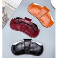 thumbnail image 4 of Wason Vintage Simple Leather Eyeglasses Case, Portable Sunglasses Storage Bag for Men and Women, 4 of 4