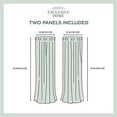 thumbnail image 3 of Exclusive Home Sateen Twill Woven Room Darkening Blackout Grommet Top Curtain Panel Pair, 52"x96", Peacoat Blue, 3 of 7