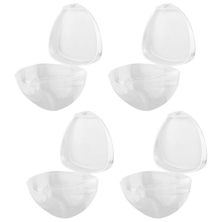 4pcs Nipple Storage Box Baby Pacifier Teat Container Portable Dustproof Soother Case