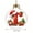 White-I, variant on 3.15 Inch Christmas Ball Ornament, Transparent 2D Hanging Decoration With Warm LED Lights And Illuminated Interior Pendant For Xmas Tree Home Decor(1Pcs,L)