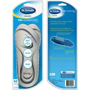 Dr. Scholl's Tri-Comfort Orthotics Men's Arch Support Insoles, Pack of 3