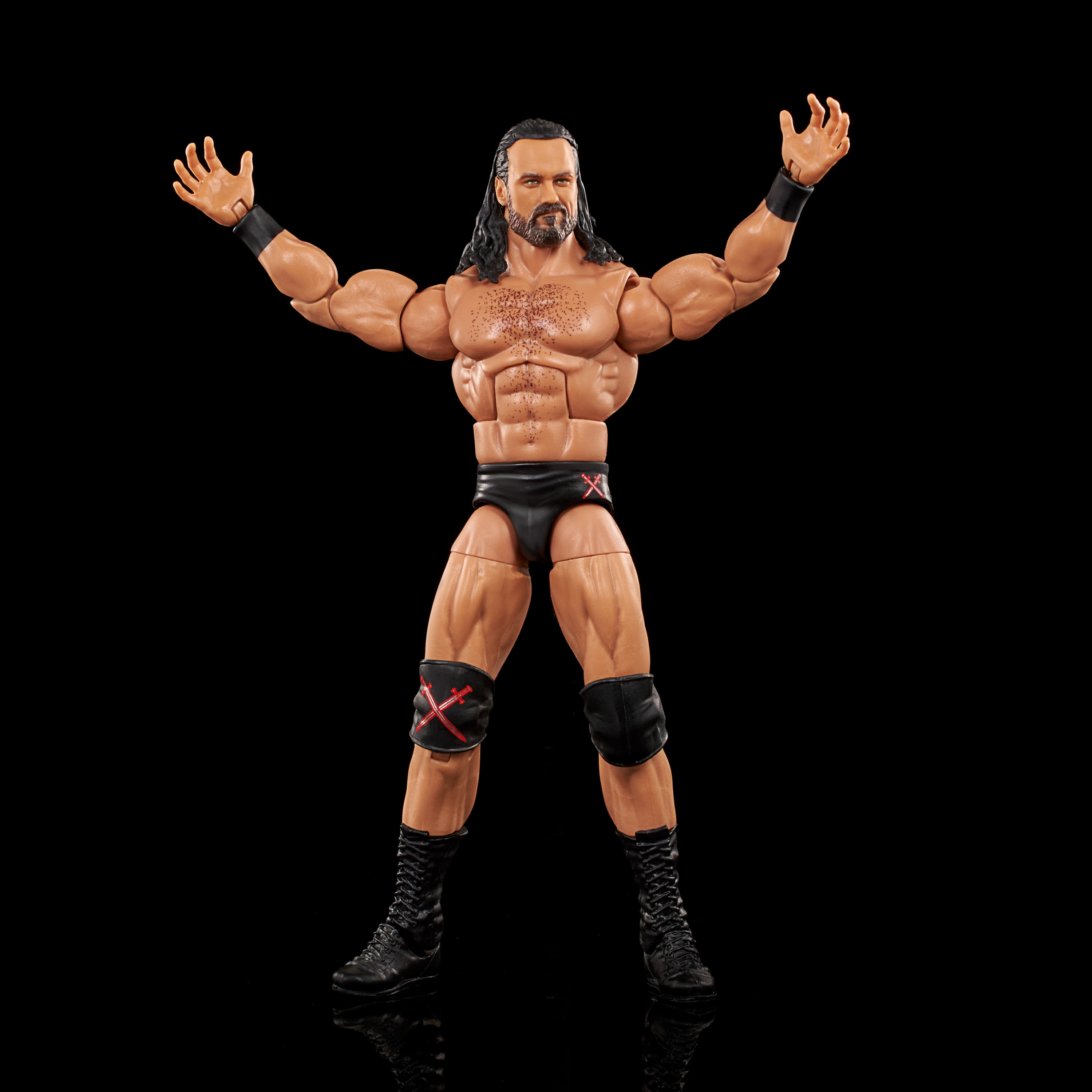 WWE Elite Poseable Action Figure Drew McIntyre with 25 Points of Articulation & Accessory