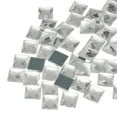 thumbnail image 1 of 50 Pcs Acrílicos Planos Rhinestones 12mm Cuadrados Gemas Artificiales para Manualidades Joyería de Disfraces Blancas, 1 of 7